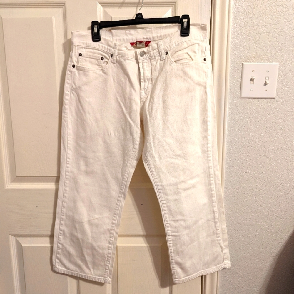 Lucky Brand White Capris